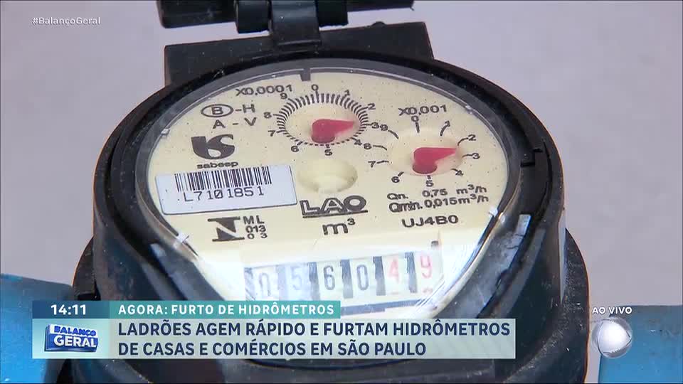 Furtos de hidrômetros se tornam problema crescente para moradores e comerciantes em São Paulo