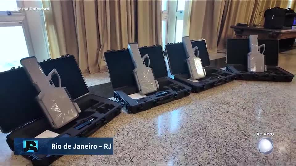 RJ recebe equipamentos para combater uso de drones pelo crime organizado