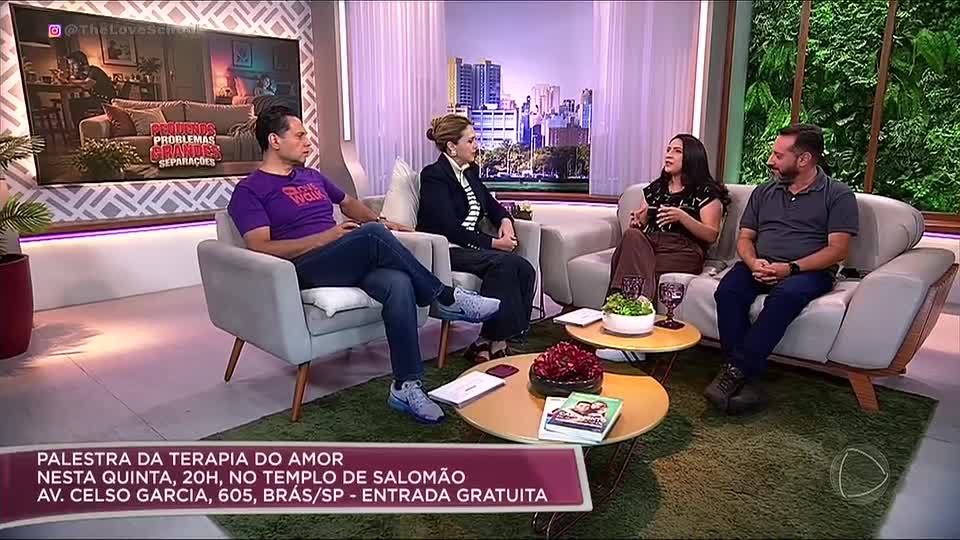 Palestras da Terapia do Amor ajudam casais a reconhecer e trabalhar suas falhas individuais