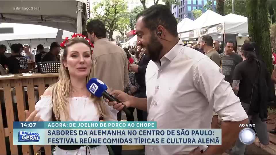 Festival alemão agita o bairro de Moema, na zona sul de SP, com culinária e música típicas