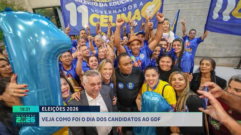Veja agenda de campanha dos candidatos ao GDF