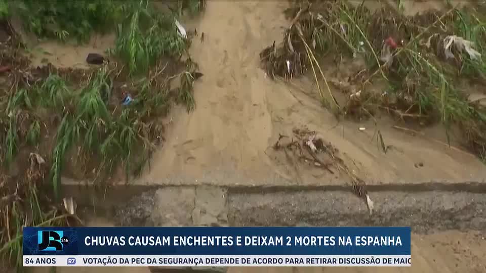 Chuva causa duas mortes na Espanha, e autoridades pedem para pessoas ficarem em casa
