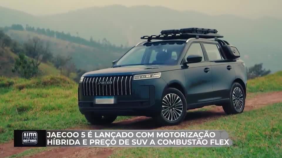 Jaecoo 5 é lançado com motorização híbrida preço de SUV a combustão flex