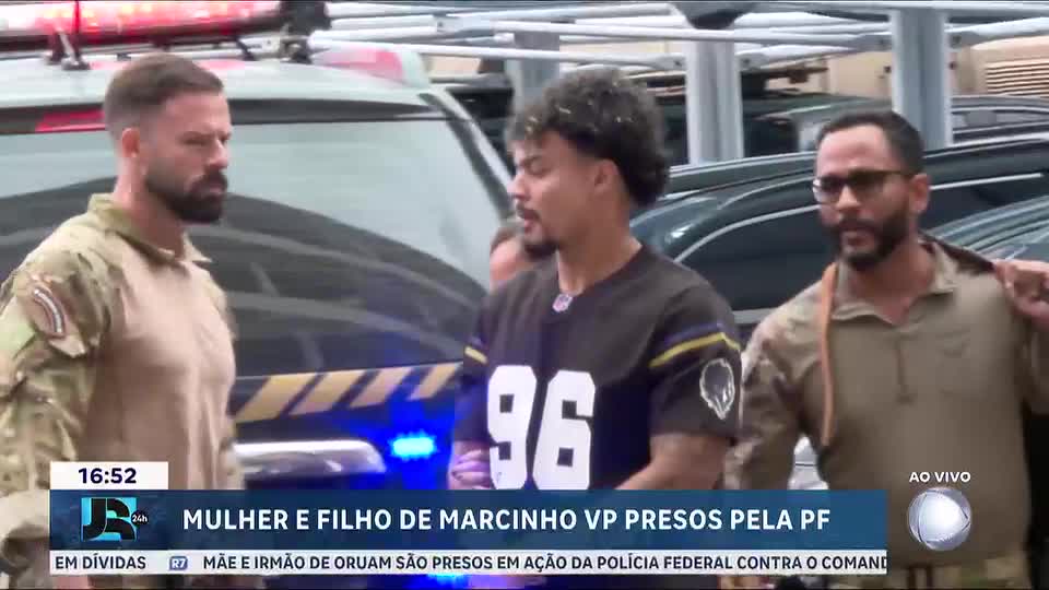 Mulher e filho de traficante Marcinho VP são presos nesta segunda (19)
