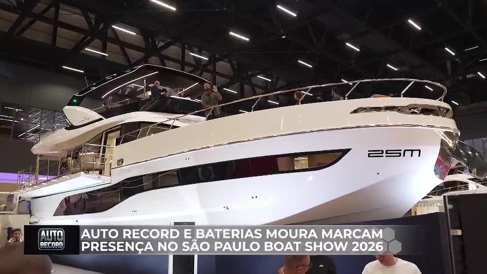 Auto Record e baterias Moura marcam presença no São Paulo Boat Show 2026