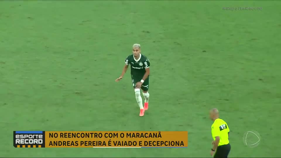 De volta ao Maracanã, Andreas Pereira é vaiado pela torcida do Flamengo