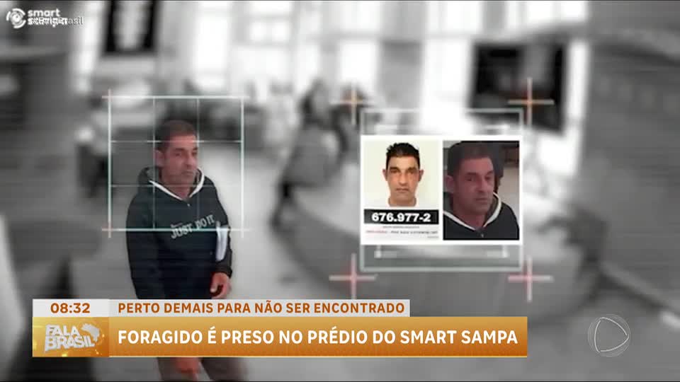 Foragido ousado entra no prédio onde fica a central do Smart Sampa e acaba preso em São Paulo