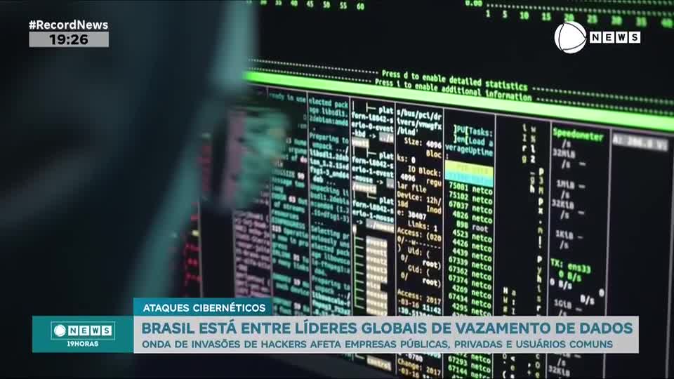 Brasil está entre líderes globais de vazamento de dados