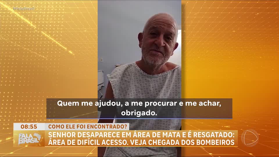 Idoso de 77 anos é resgatado após se perder em mata