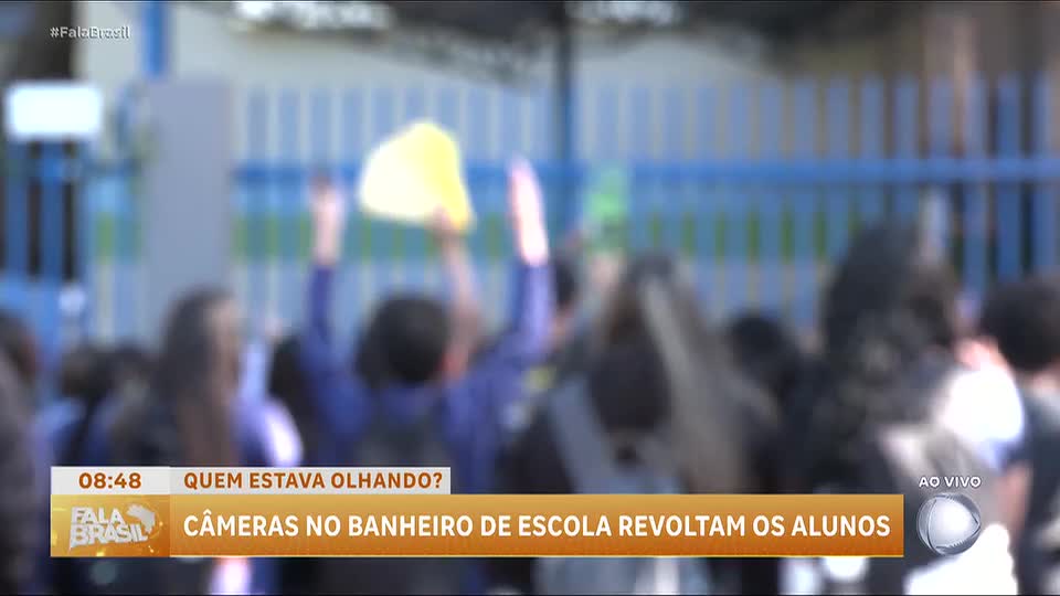 Alunos denunciam câmeras no banheiro de escola em Cambé (PR)