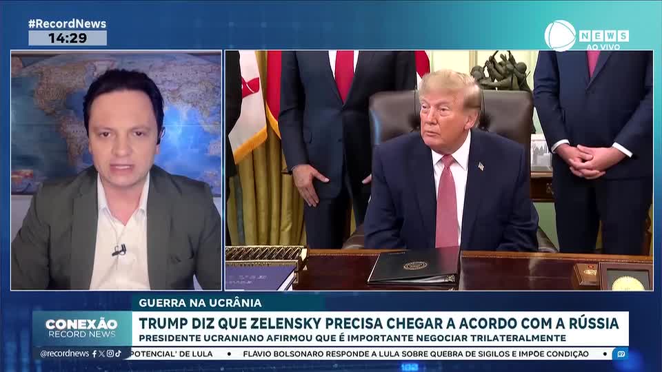 Trump diz que Zelensky precisa chegar a acordo com a Rússia