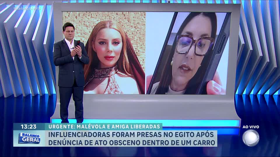 Advogada de Malévola, influenciadora presa no Egito, fala com o Balanço Geral