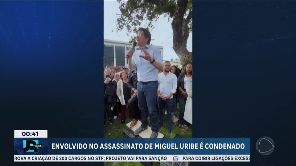 Homem envolvido em assassinato de Miguel Uribe é condenado a 21 anos de prisão