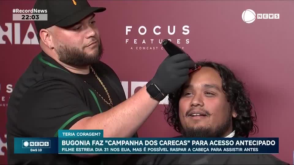 ‘Bugonia’ faz campanha dos carecas para acesso antecipado