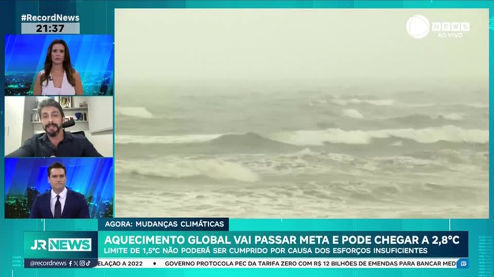 Aquecimento global vai passar meta e pode chegar a 2,8ºC