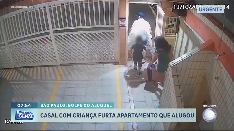 Casal usa criança para furtar apartamento alugado em plataforma de reservas