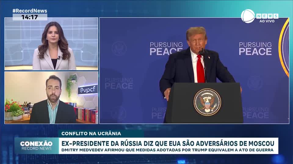 Ex-presidente da Rússia diz que os Estados Unidos são adversários de Moscou