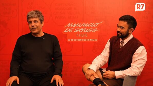 Pedro Vasconcelos e Mauro Sousa falam sobre os bastidores de ‘Mauricio de Sousa: O Filme’