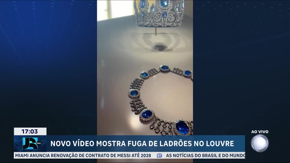 Criminosos usaram guindaste para fugir após roubo milionário no Museu do Louvre, em Paris