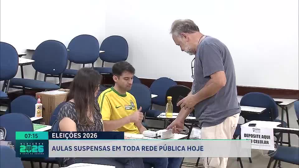 Aulas são suspensas em escolas públicas do DF em razão do segundo turno das eleições