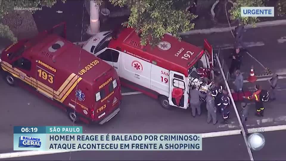 Homem reage a assalto, luta com criminoso e acaba baleado na zona oeste de São Paulo