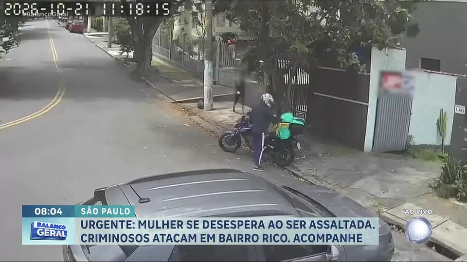 Mulher grita por socorro e consegue escapar de assalto na zona oeste de São Paulo