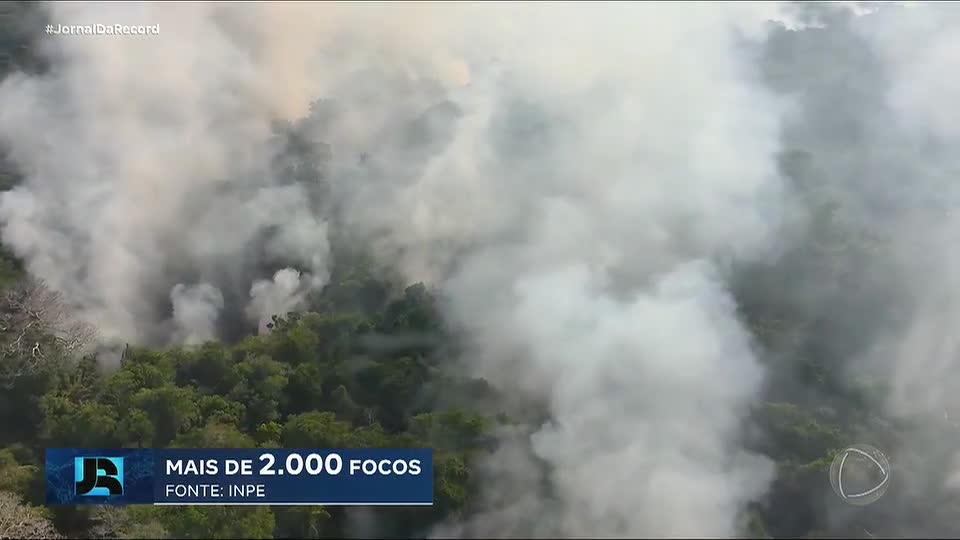 Governo federal investiga se incêndios florestais na região Norte são criminosos