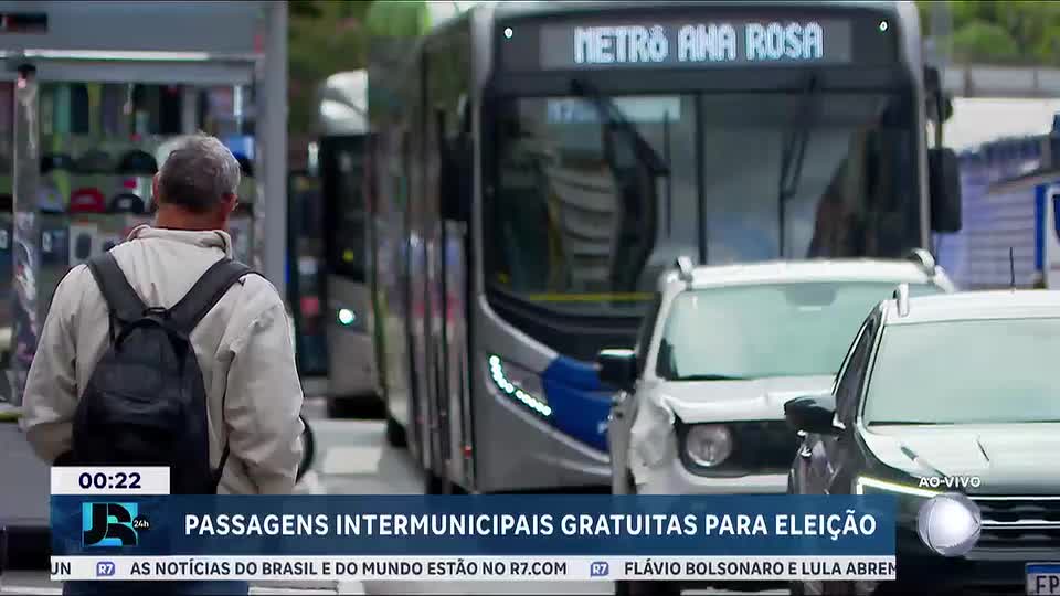 Transporte público é gratuito no domingo (25) de eleição