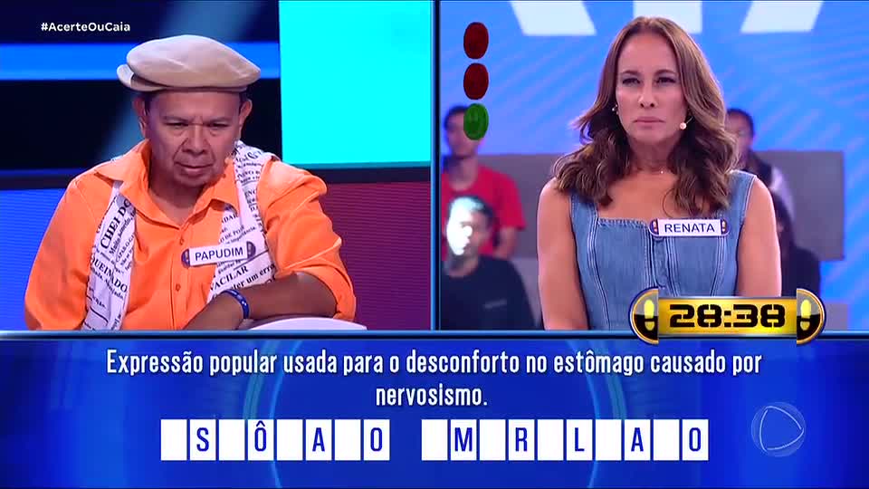 Papudim erra qual é o tipo de relevo que salta da superfície e perde para Renata Alves