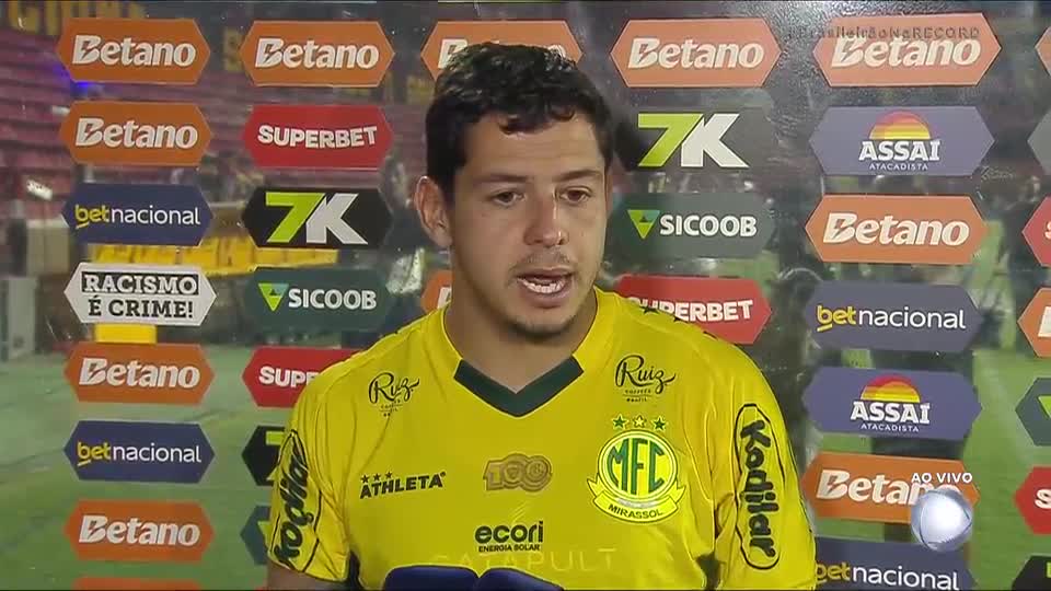 Craque do jogo, Guilherme exalta vitória 'difícil' do Mirassol na Ilha do Retiro