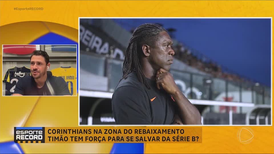 Time grande não sabe jogar na zona de rebaixamento? Giuliano analisa crise no Corinthians