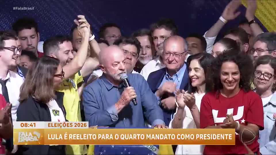 Lula é eleito presidente pela quarta vez com 51,79% dos votos