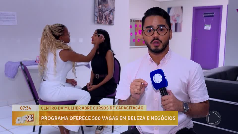 Programa oferece cursos de beleza e empreendedorismo no DF