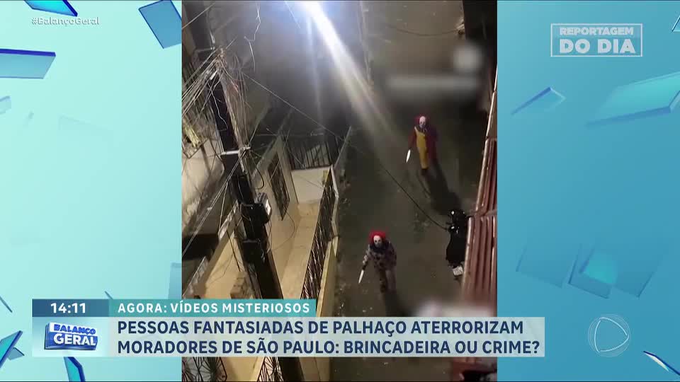 Reportagem do Dia: Vídeos mostram pessoas fantasiadas de palhaço assustando moradores em SP