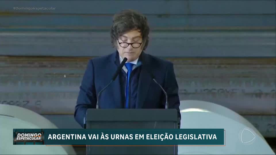Partido de Milei avança em eleição legislativa na Argentina