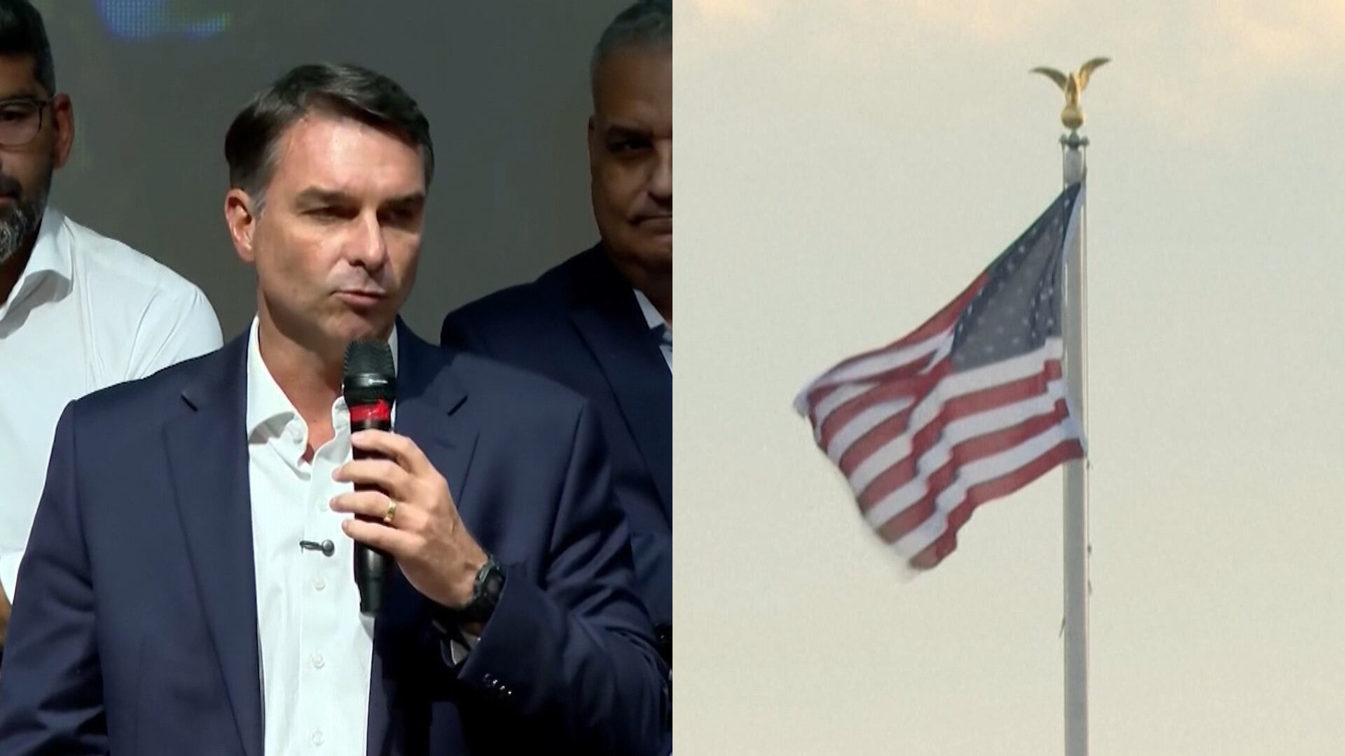 Aliados dizem que Flávio Bolsonaro está a caminho dos EUA