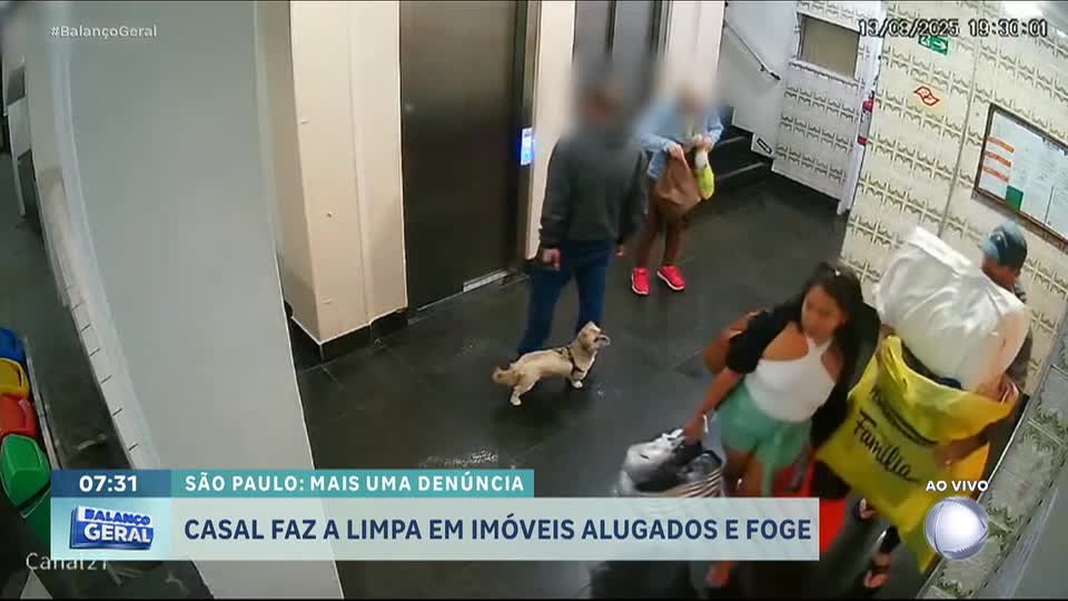 Casal com criança volta a atacar e faz a limpa em terceiro imóvel alugado em plataforma