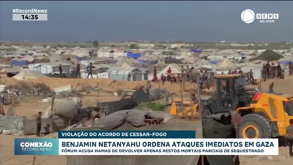 Benjamin Netanyahu ordena ataques imediatos em Gaza