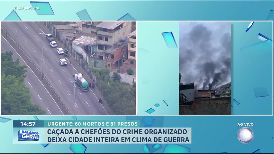 Polícia confirma 60 mortos em operação no Rio de Janeiro