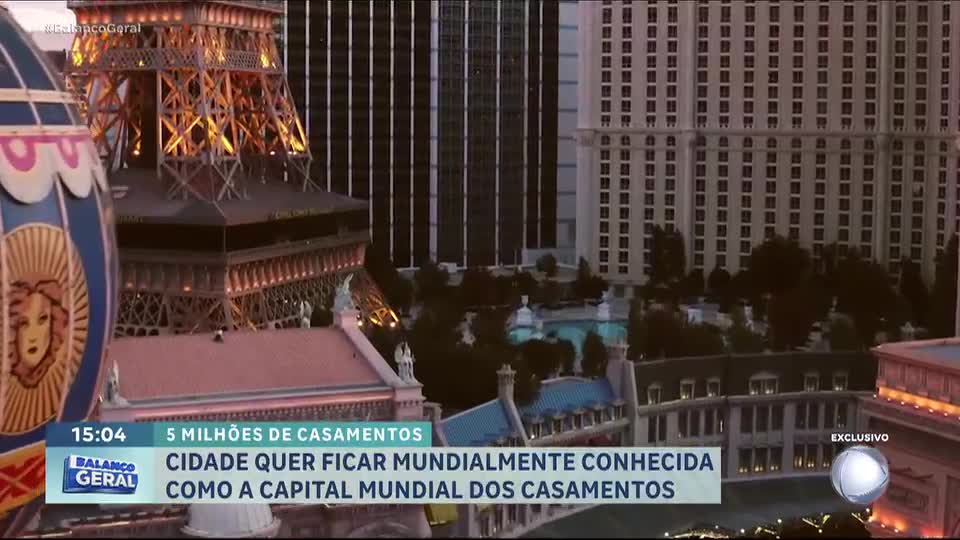 Las Vegas busca oficializar título de capital mundial dos casamentos