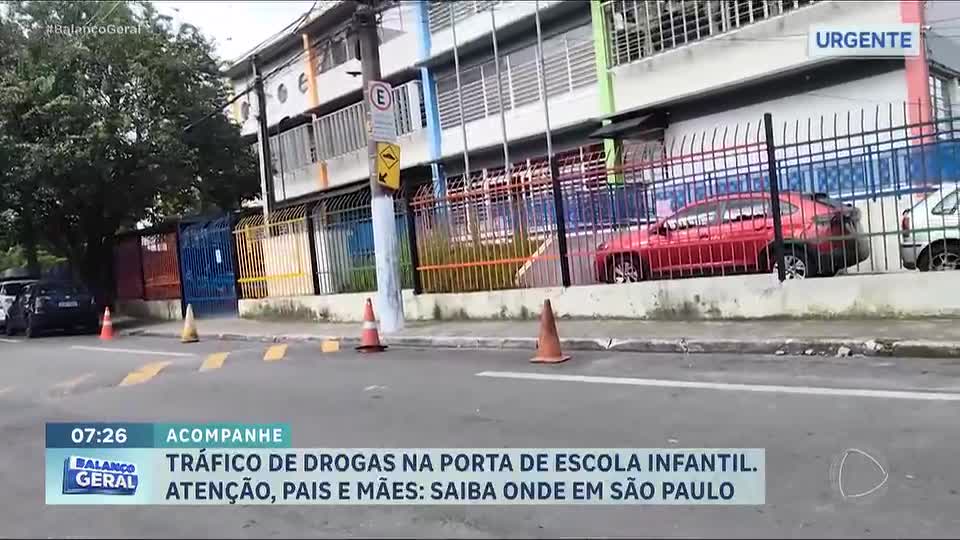 Trio é preso por vender drogas na porta de escola infantil na zona sul de São Paulo