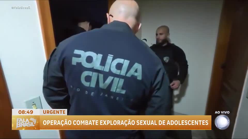 Polícia do Rio realiza operação contra exploração sexual de adolescentes