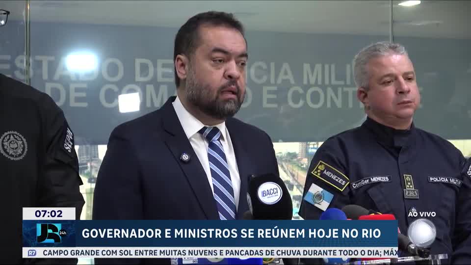 Claudio Castro se reúne com ministros para debater medidas contra violência no Rio