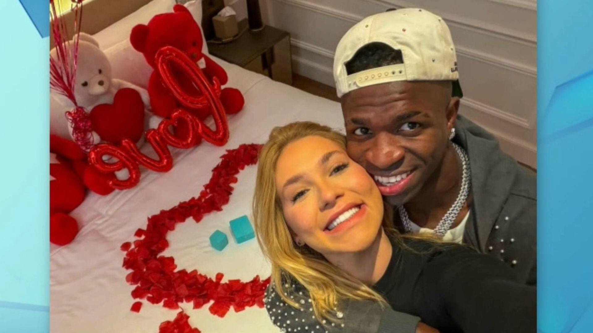 Vini Jr. escolhe quarto mais ‘humilde’ em hotel de luxo para pedir Virginia Fonseca em namoro