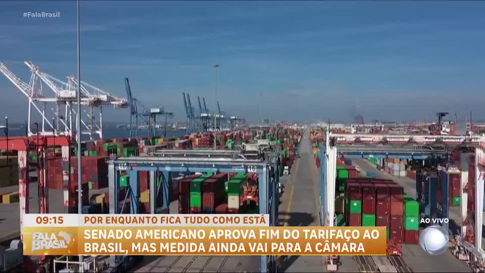 Senado dos EUA aprova fim de tarifas sobre produtos brasileiros