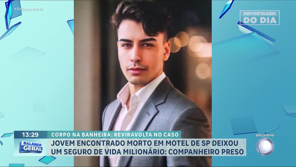 Reportagem do Dia: Jovem encontrado morto em motel de SP deixou um seguro de vida milionário