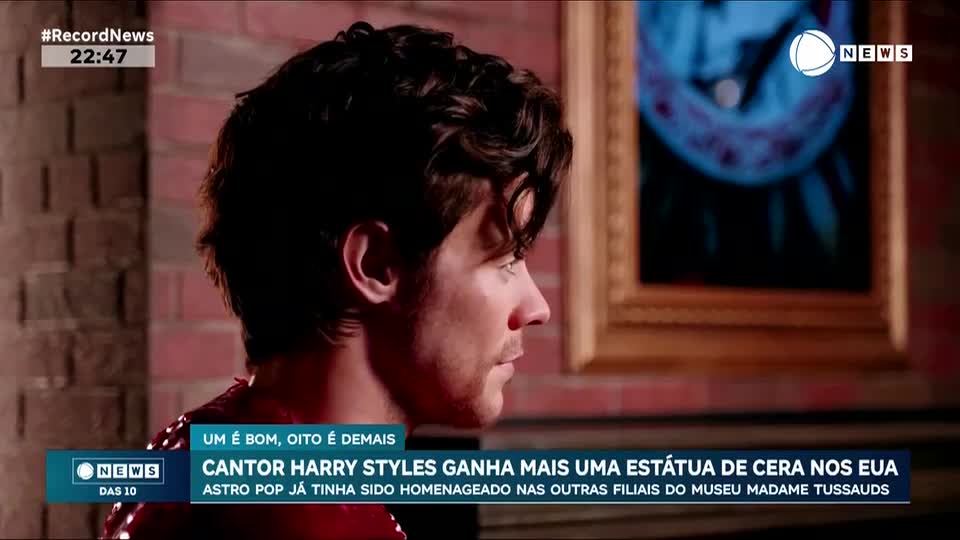 Cantor Harry Styles ganha mais uma estátua de cera nos EUA