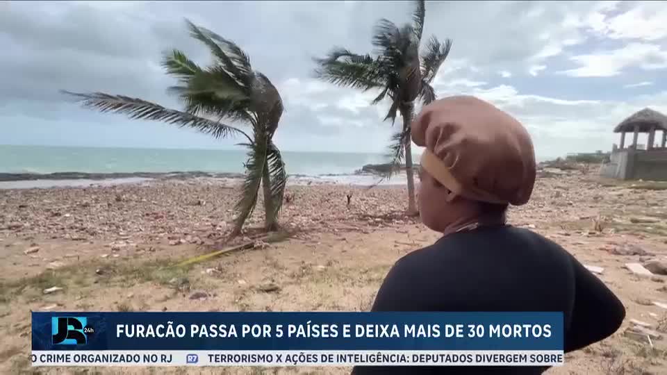 Furacão Melissa deixa mais de 30 mortos no Caribe