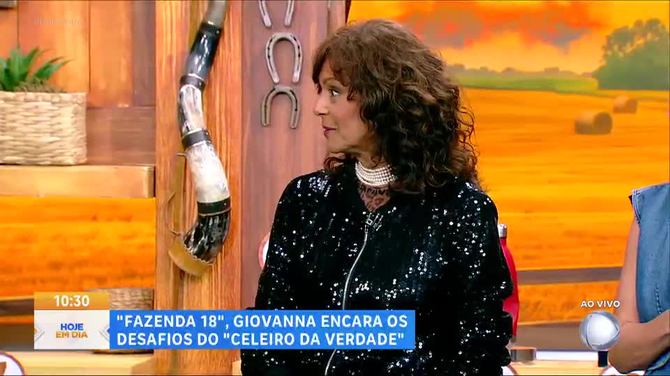 Giovanna Gold, sexta eliminada de A Fazenda 18, encara desafios do Celeiro da Verdade