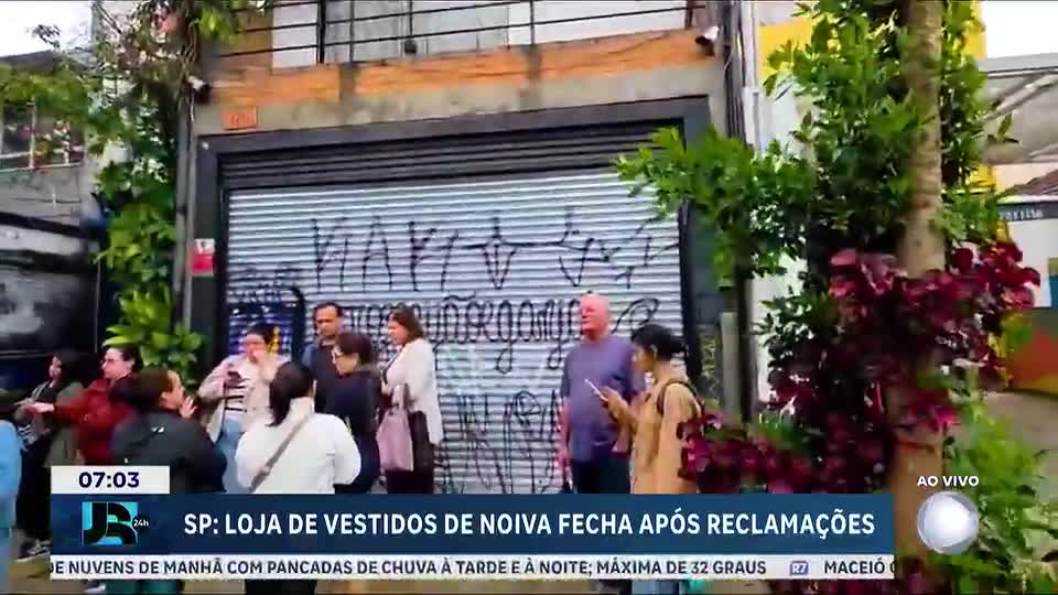 SP: loja de vestidos de noiva fecha após reclamações de atraso nas entregas